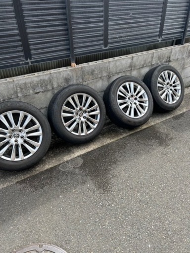 ハリアー60系　純正　タイヤホイールセット