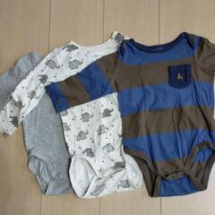 長袖ロンパース3枚セット　サイズ80　babyGap　H＆M