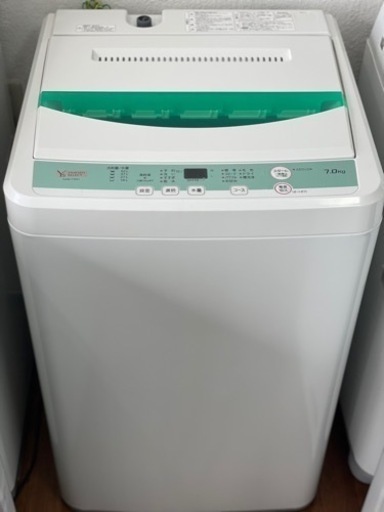 送料・設置込み　洗濯機　7kg ヤマダ　2019年