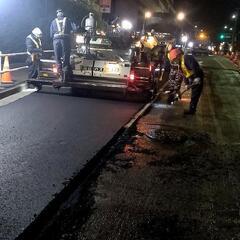 宿舎・食堂あり、外溝と舗装ですの画像