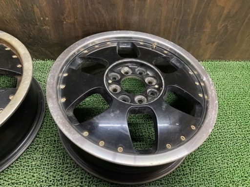 No.609 15×5.0J +42 PCD100 /PCD110 4H 15インチホイール マルチホイール 中古 4本セット