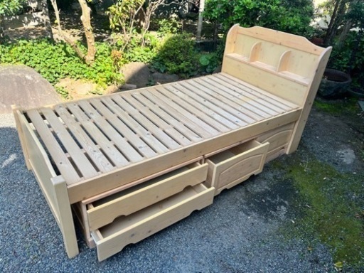 木製ベッド　取引決定