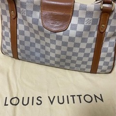 ルイ・ヴィトン ハンドバッグ ダミエ アズール