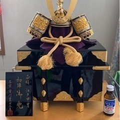 五月人形　兜　２つ　市川豊玉