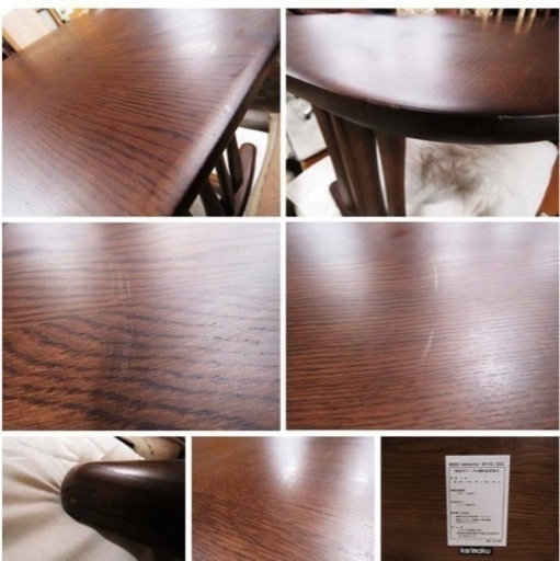 ET2882番定価20万円‼️karimoku◾️カリモク◾️ダイニングテーブルセット