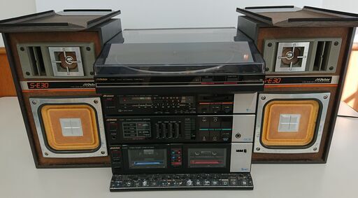 【値下げ】VICTOR　コンポ　動作不良　ターンテーブル　レコードプレーヤー