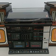【値下げ】VICTOR　コンポ　動作不良　ターンテーブル　レコー...