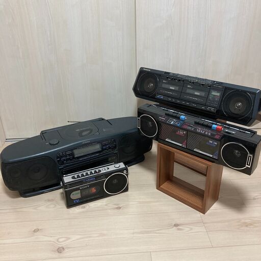 取引中　ジャンク　ラジカセ　4個まとめ