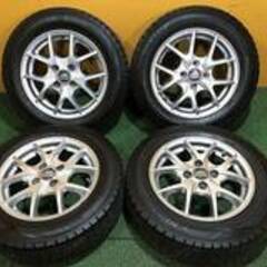 No.791　ダンロップ　ウインターマックス WM02　スタッドレスタイヤ　175/65R14　2019年製　ホイール付　4穴　4本セット　140サイズ×4