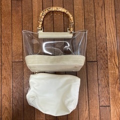 バンブーバッグ　ハンドバッグの画像
