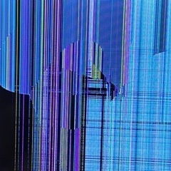 パナソニック 50インチテレビ TH-50AS630 液晶割れ ジャンクの画像