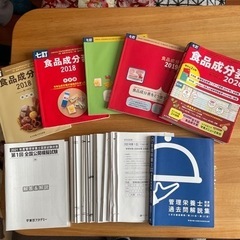 管理栄養士テキスト、過去問題集一式