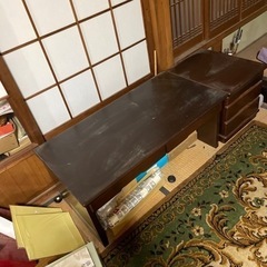 18日まで❗️アンティーク文机　小物入れ