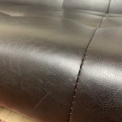 あと2日！2人掛けソファ　ウッドフレームの画像