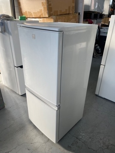 SHARP シャープ 冷凍冷蔵庫 2ドア SJ-14E4-KW