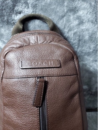 COACH キャムデンレザースリングバッグ　牛革　定価69800円