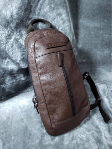 COACH キャムデンレザースリングバッグ　牛革　定価69800円