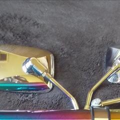 原付用ミラー左右セット