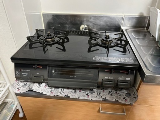 リンナイ 二口ガスコンロ 23日、24日にお渡しできる方優先