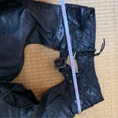バイク用　レザーチャップスの画像