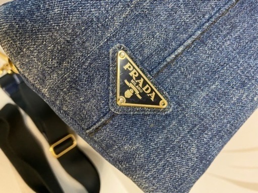 PRADA プラダ　カナパ　S デニム　トートバッグ
