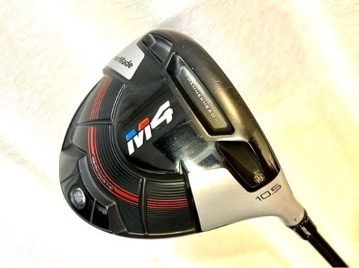 テーラーメイド M4 ドライバー FUBUKI TM5 SRシャフト10.5° ヘッドカバー、レンチ付