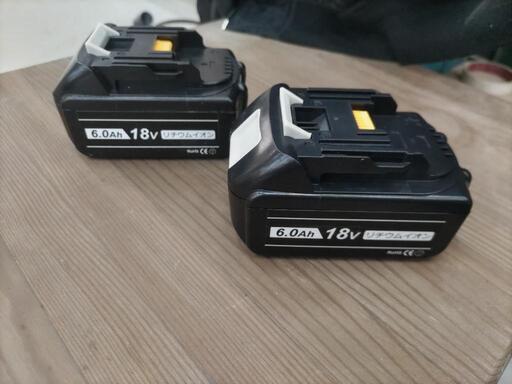 インパクトドライバー　18vバッテリー2個