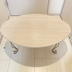 【無料】折りたたみ式 ローテーブル ホワイトの画像