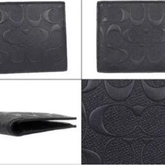 COACH 二つ折り財布 美品の画像