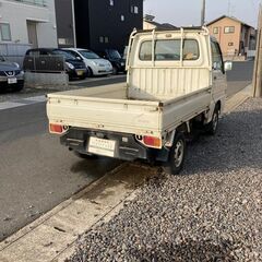 総額8.0万円★4WD★Tベルシール★AC＆パワステあり★平成14年式 スバル サンバートラック 4WD TB(TT2) 16.3万キロ 車検なし ホワイトの画像