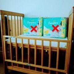 値下げ！KATOJI   カトージ   ベビーベッド の画像