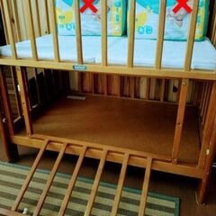 値下げ！KATOJI   カトージ   ベビーベッド の画像