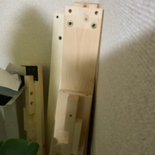 すのこベッドフレーム (セミダブル、高さ3段階調整可)