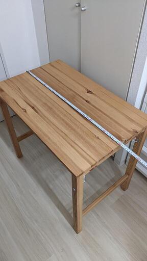 無印良品 パイン材 テーブル 折りたたみ デスク 机 MUJI 良品計画