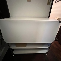 無印　棚　白　シェルフの画像