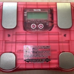 タニタ　脂肪計付ヘルスメーター　TBF-607　説明書無し