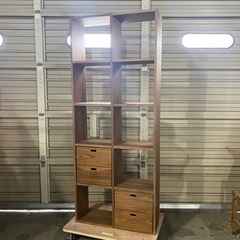 4/14 終 MUJI スタッキングシェルフセット スタッキングシェルフ スタッキングチェスト×2 収納棚 チェスト位置調整可能 無印良品 菊倉TK