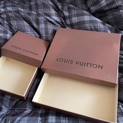【ルイヴィトン LOUIS VUITTON 空箱】2個セットです♪お値下げしましたよ♪の画像