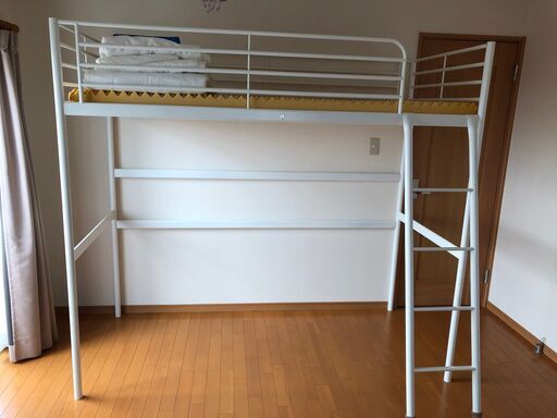 IKEA SVÄRTA スヴェルタ ロフトベット＋マットレス＋シーツ