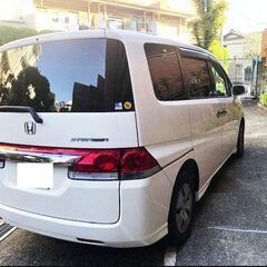 ホンダステップワゴン Ｇ　Ｌパッケージ　１オーナー純ナビＤＶＤ　ＥＴＣ　ＦＯＧ　左Ｐドア　８人乗りの画像