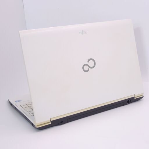 中古美品 15インチ ノートパソコン 富士通 AH42/J 新品SSD Wi-Fi有 Pentium 4GB DVDマルチ 無線 Bl