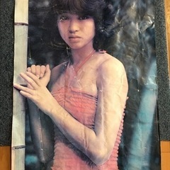 松田聖子のデビュー当時のポスター