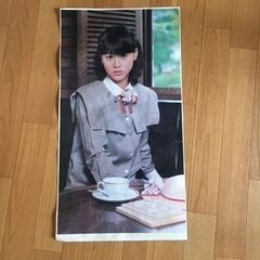 松田聖子の新人の時のポスター