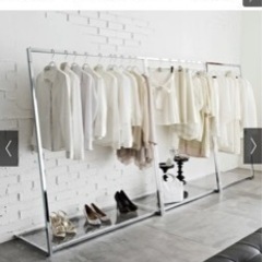 Lettre(レットル)ハンガーラック⭐︎幅80cm⭐︎ディノスの画像