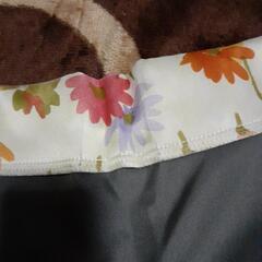 花柄カーテン①　訳ありの画像