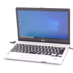 中古良品 日本製 13インチ ノートパソコン 富士通 S935/K Wi-Fi有 第5世代 Core i5 4GB DVDRW 無線 Bluetooth カメラ Win10 Office済
