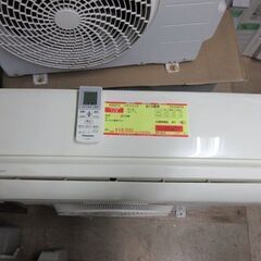 K03212　パナソニック　中古エアコン　主に6畳用　冷2.2kw／暖2.2kw 