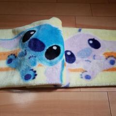 【未使用】ディズニー スティッチ 毛布 膝掛け ブランケットの画像