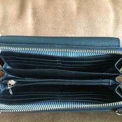 再値下👛美品お財布ポーチポシェットスマホ収納可能長財布HK WORKSLONDONの画像