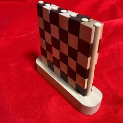 未使用　平和工業　木のおもちゃ　対面ゲーム　パズルの画像